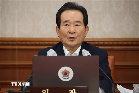 Thủ tướng Hàn Quốc Chung Sye-kyun (Ảnh: Yonhap/TTXVN)