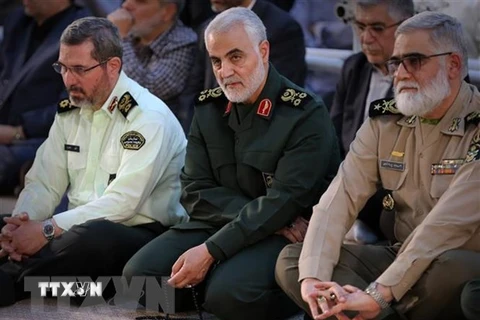 Thiếu Tướng Qasem Soleimani, người đứng đầu đơn vị Quds thuộc Lực lượng Vệ binh Cách mạng Hồi giáo Iran trước khi mất (Nguồn:TTXVN)