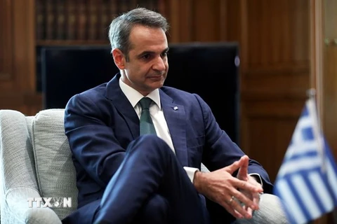 Thủ tướng Hy Lạp Kyriakos Mitsotakis. (Nguồn: wkzo.com) 