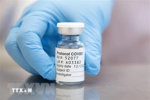 Vắcxin ngừa COVID-19 của AstraZeneca/Đại học Oxford. (Ảnh: AFP/TTXVN) 