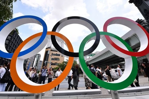 Biểu tượng Olympic Tokyo 2020. (Ảnh: Aflo/Shutterstock) 
