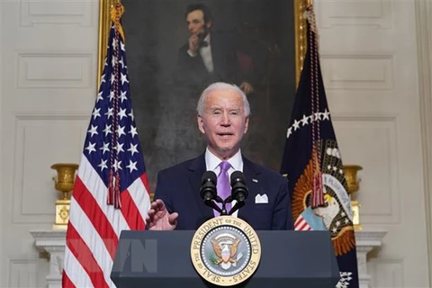 Các chương trình vũ khí hạt nhân và tên lửa đạn đạo của Bình Nhưỡng vẫn là ưu tiên hàng đầu của chính quyền Tổng thống Joe Biden.(Nguồn:TTXVN)