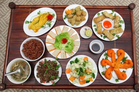 Một số món ăn chay Việt Nam (Nguồn: anchayvietnam) 