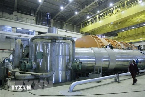 Bên trong cơ sở làm giàu urani Fordow của Iran tại thành phố Qom. (Ảnh: AFP/TTXVN) 