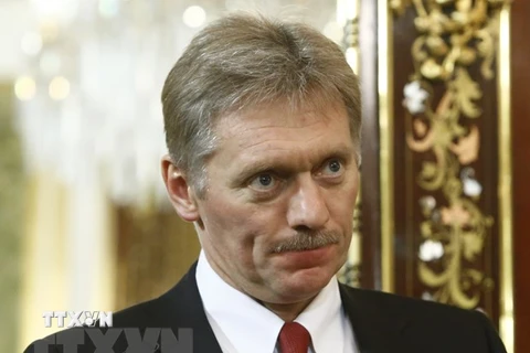 Người phát ngôn Điện Kremlin Dmitry Peskov tại một cuộc họp ở Moskva. (Ảnh: AFP/TTXVN) 