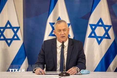 Bộ trưởng Quốc phòng Israel Benny Gantz. (Ảnh: AFP/TTXVN)