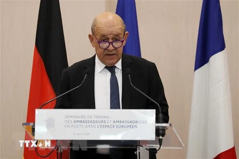 Ngoại trưởng Pháp Jean-Yves Le Drian. (Nguồn: AFP/TTXVN) 