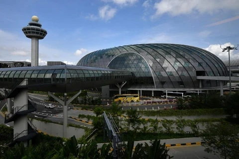 Sân bay Changi. (Ảnh: Straits Times.)