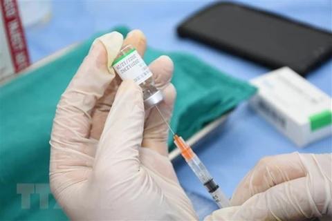 Vaccine ngừa COVID-19 của Sinopharm. (Ảnh: THX/TTXVN) 