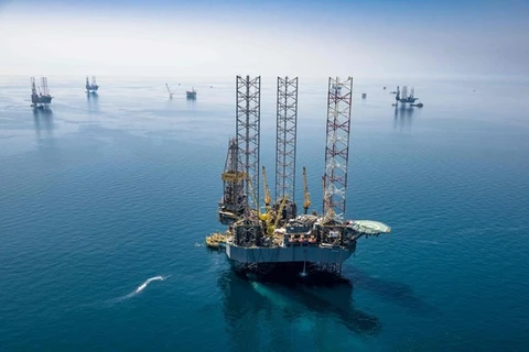 Một mỏ dầu của công ty Aramco. (Ảnh: AFP/Getty) 