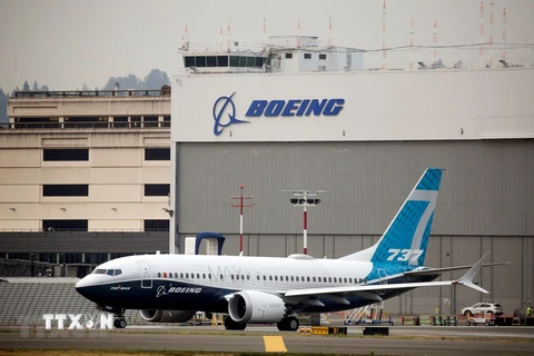 Máy bay Boeing 737 MAX tại Seattle, Washington ngày 30/9/2020. (Ảnh: AFP/TTXVN) 