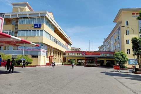 Bệnh viện Đa khoa Hà Tĩnh hoạt động bình thường trở lại từ sáng 9/6. (Ảnh: TT.)
