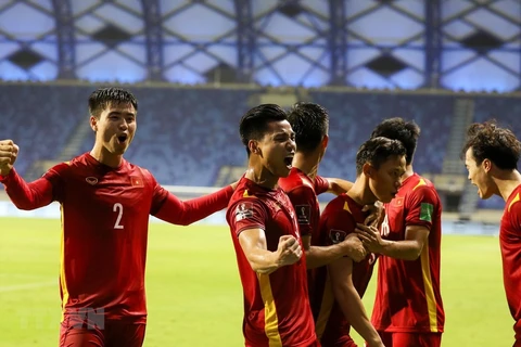 Thế hệ xuất chúng của bóng đá Việt Nam (Ảnh: Hoàng Linh/TTXVN)