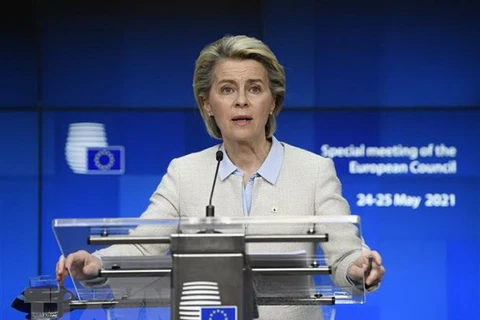 Chủ tịch Ủy ban châu Âu (EC) Ursula von der Leyen. (Ảnh: AFP/TTXVN) 