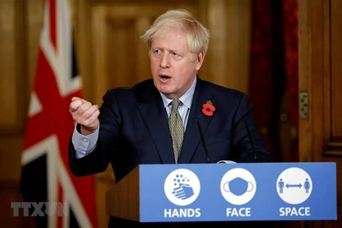 Thủ tướng Anh Boris Johnson. (Ảnh: AFP/TTXVN) 