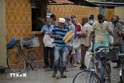 Cuba đã thiệt hại nặng nề do các biện pháp cấm vận khắt khe của chính quyềnMỹ. (Ảnh: AFP/TTXVN)