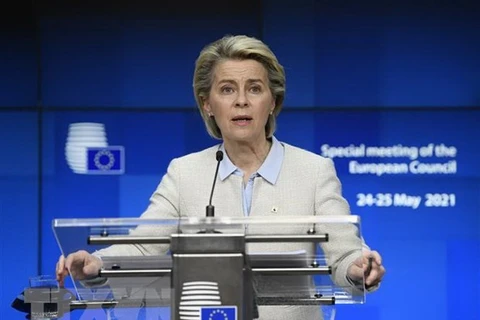 Chủ tịch Ủy ban châu Âu (EC) Ursula von der Leyen. (Ảnh: AFP/TTXVN) 