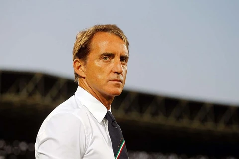 HLV Italy Roberto Mancini.(Nguồn:GettyImages) 