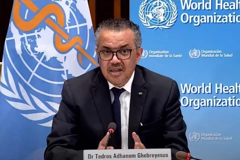 Tổng giám đốc Tổ chức Y tế thế giới (WHO) Tedros Adhanom Ghebreyesus . (Ảnh: THX/TTXVN)