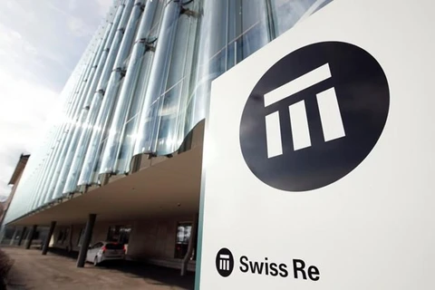 Biểu tượng của tập đoàn tái bảo hiểm Thụy Sĩ Swiss Re. (Nguồn: Reuters) 