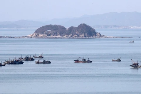 Tàu cá Hàn Quốc.(Nguồn: Yonhap News)