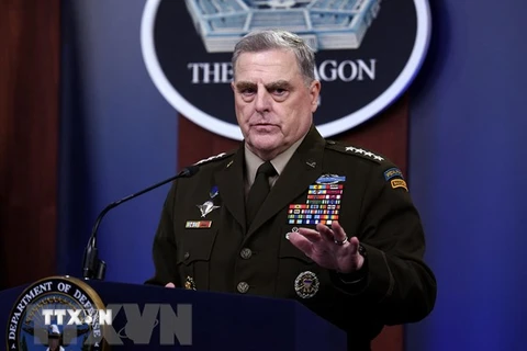Chủ tịch Hội đồng Tham mưu trưởng liên quân Mỹ, Tướng Mark Milley. (Ảnh: AFP/TTXVN) 