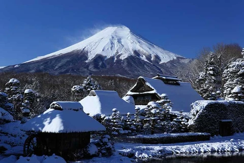 Phú Sĩ là ngọn núi cao nhất Nhật Bản (3.776 mét).(Nguồn: GettyImages)