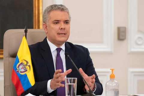 Tổng thống Colombia Ivan Duque.(Nguồn: AFP)