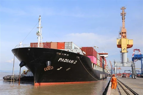 Tàu PADIAN 2 với chiều dài 147m trọng tải trên 15.000 tấn.(Nguồn: Haiphongport)