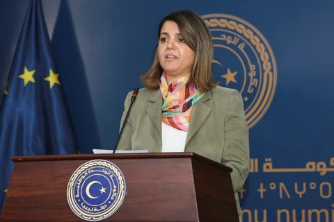 Ngoại trưởng Libya Najla Al-Mangoush.(Nguồn: AFP)
