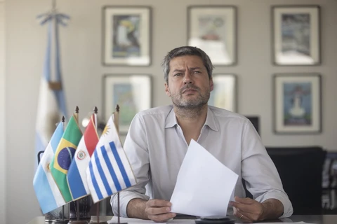 Bộ trưởng Bộ Du lịch và Thể thao Argentina, ông Matías Lammens.(Nguồn: AFP)
