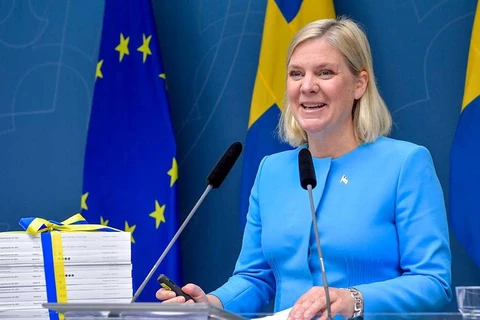 Bộ trưởng Tài chính Thụy Điển Magdalena Andersson.(Nguồn: TT)