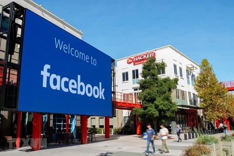 Trụ sở của Công ty Facebook Inc ở California, Mỹ. (Ảnh: AFP/TTXVN) 