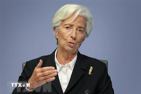 Chủ tịch ECB Christine Lagarde. (Nguồn: AFP/TTXVN) 