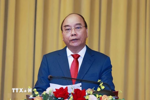 Chủ tịch nước Nguyễn Xuân Phúc. (Ảnh: Thống Nhất/TTXVN) 