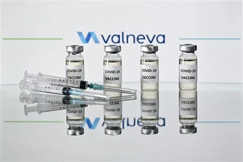 Vaccine ngừa COVID-19 của hãng Valneva. (Ảnh: AFP/TTXVN) 