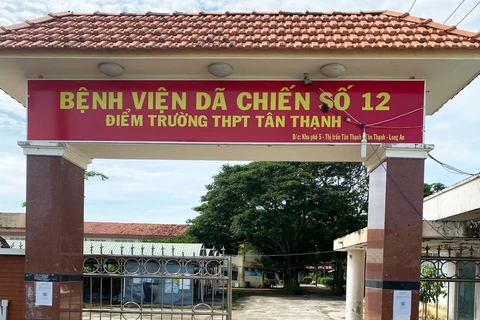 Bệnh viện dã chiến số 12.(Nguồn: LA) 