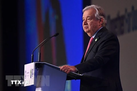 Tổng Thư ký Liên hợp quốc Antonio Guterres (Nguồn: AFP/TTXVN)