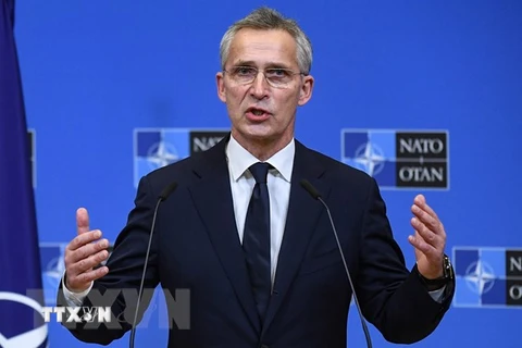 Tổng thư ký NATO Jens Stoltenber. (Ảnh: AFP/TTXVN) 