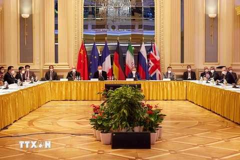 Cuộc đàm phán về thỏa thuận hạt nhân Iran tại Vienna, Áo. (Ảnh: THX/TTXVN) 