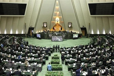 Các nghị sỹ Iran tham dự một phiên họp Quốc hội ở thủ đô Tehran. (Ảnh: AFP/TTXVN) 