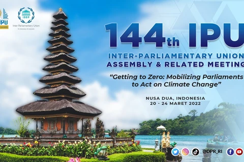 Poster của IPU-144 tại Indonesia.(Nguồn:Kumparan)