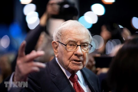 Tỷ phú Warren Buffett. (Ảnh: AFP/TTXVN) 
