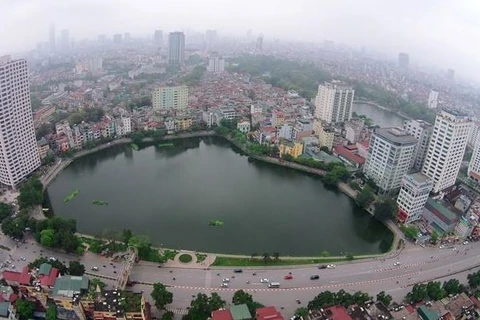 Hồ Ngọc Khánh nhìn từ trên cao.(Nguồn: Wiki)