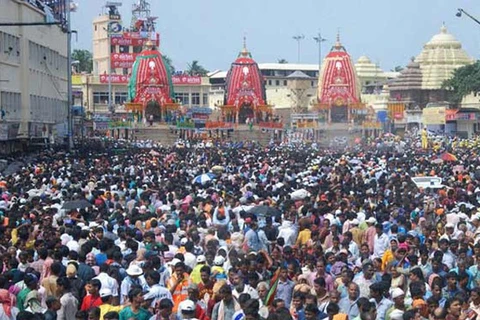 Hình ảnh người dân tham dự lễ hội tại Ấn Độ.(Nguồn: CAND)