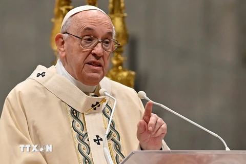 Giáo hoàng Francis. (Ảnh: AFP/TTXVN)
