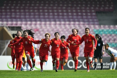 Đội tuyển nữ Việt Nam . (Ảnh: VFF)