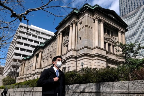 Trụ sở Ngân hàng Trung ương Nhật Bản tại Tokyo. (Ảnh: AFP/TTXVN)