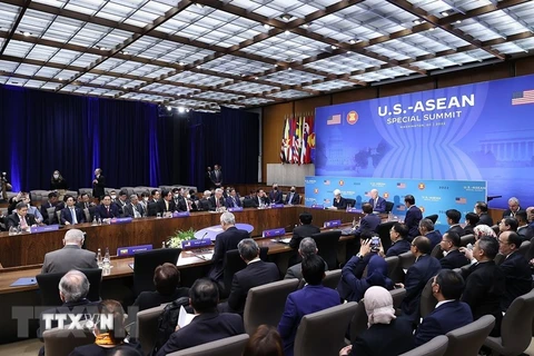 Quang cảnh Hội nghị cấp cao đặc biệt ASEAN-Hoa Kỳ. (Ảnh: Dương Giang/TTXVN) 