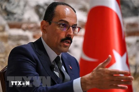 Người phát ngôn Phủ Tổng thống Thổ Nhĩ Kỳ, ông Ibrahim Kalin. (Ảnh: AFP/TTXVN) 